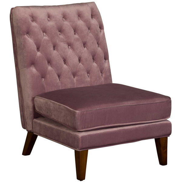 Picture of Brampton Lavender Tufted Armless Chair