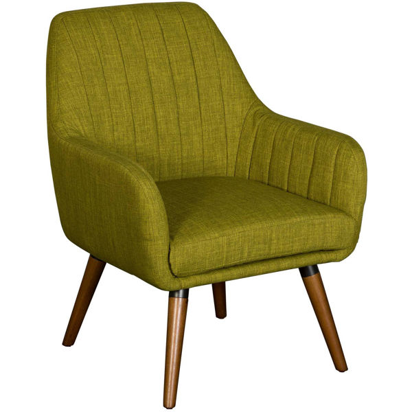 Picture of Mae Green Mid-Century Accent Chair