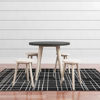 Picture of Blariden Natural and Black 5-Piece Table Set