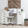 Picture of Artwork - Craft Table with Storage, White * D