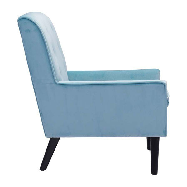 Picture of Coney Arm Chair Aqua Velvet *D