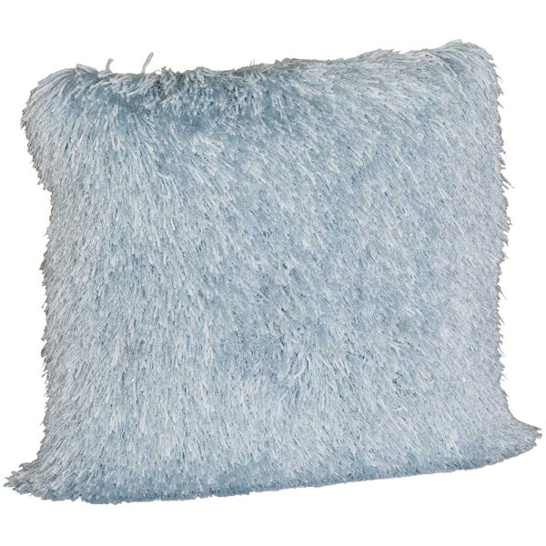 Picture of Ice Blue Sparkle Shag Pillow *P