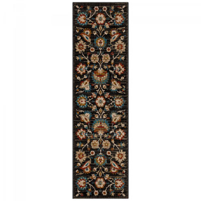 Picture of ABEL ONYX FLORAL RUG