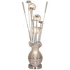 Picture of 35" Lighted Metal Floral Centerpiece