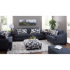 Picture of Penny Navy Ottoman