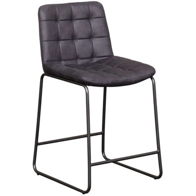 Picture of Carlo Gray 24" Upholstered Barstool