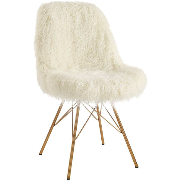 Picture of Daisy Faux Flokati Chair