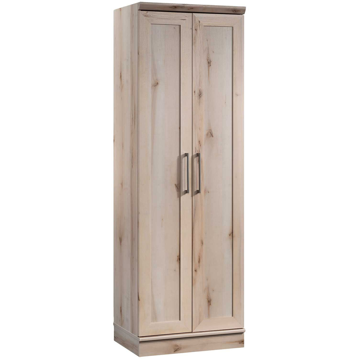 Adept Storage Narrow Storage Cabinet Fossil Oak *, 418138, Sauder  Woodworking
