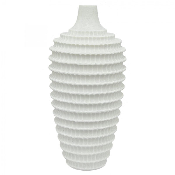 Picture of Textured White Vase Tall