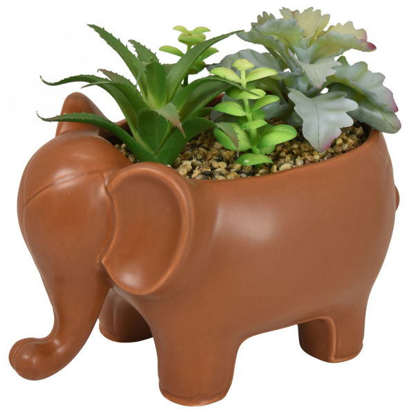 Picture of Elephant Clay Color Planter