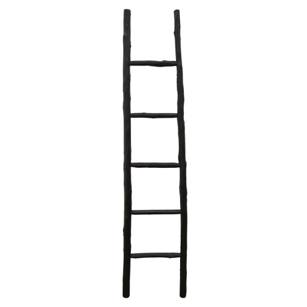 Picture of Wood Ladder Black