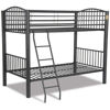 Picture of Black Twin Over Twin Bunk Bed