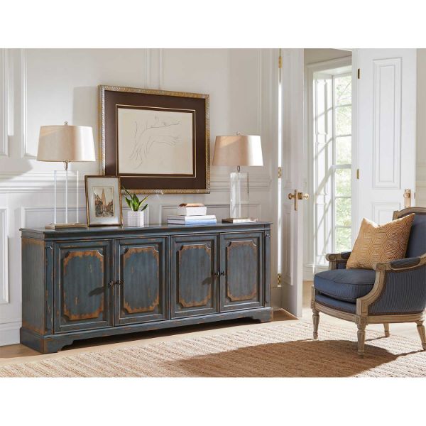 Sutton 72in Denim Blue TV Console | SU370B | AFW.com