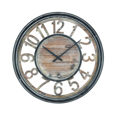 Picture of Strayhorn Clock Gray Oak Black