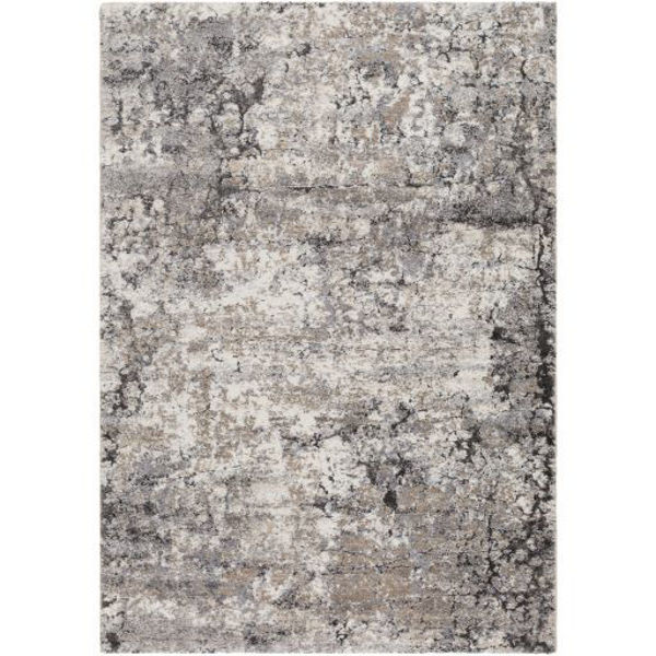 Hackney Gray Ivory Abstract 8x10 Rug | 163-H9304-81 | AFW.com