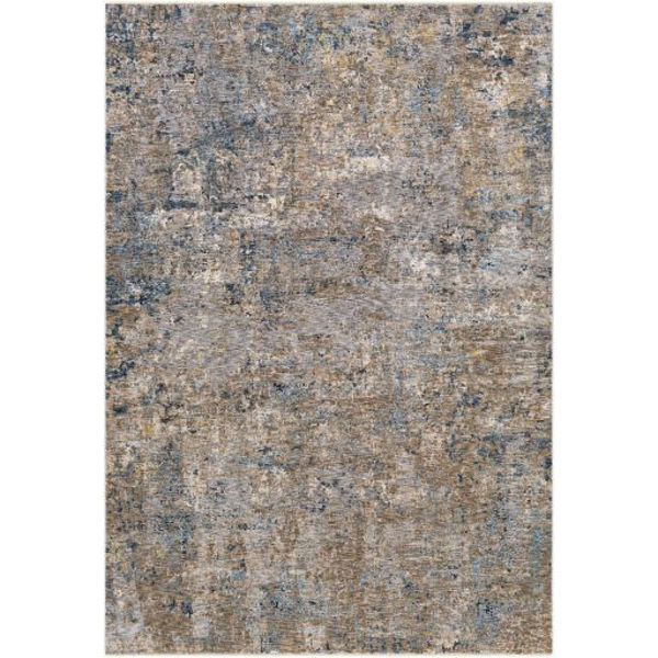 Picture of Rorkes Brick Blue Abstract 5x7 Rug
