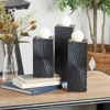 Picture of Wood Square Candle Holder Set Of 3