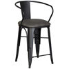 Picture of Tony Gray 24" Upholstered Barstool