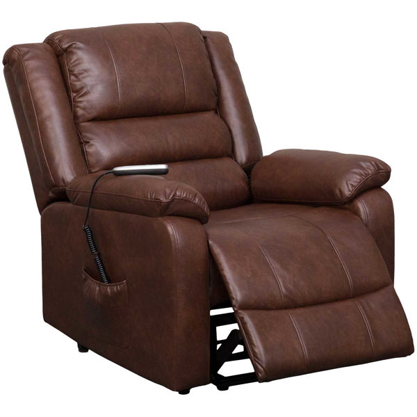 Buxton Cognac Power Lift Recliner | A1-40029 | AFW.com