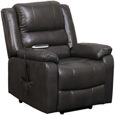 Picture of Buxton Charcoal Power Lift Recliner