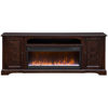 Picture of Montgomery 82" Brown Fireplace