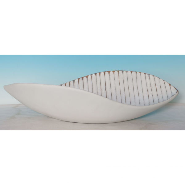 Picture of White Shallow Bowl