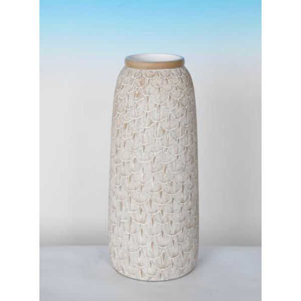 Picture of White Patterned Vase