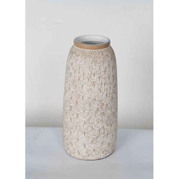 Picture of White Patterned Vase