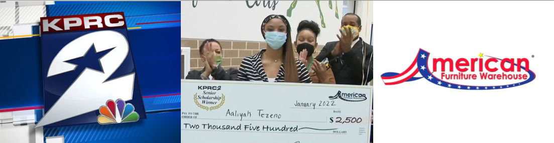 KPRC2 Senior Scholarships | AFW Surprises Aaliyah Tezeno with $2,500 Scholarship
