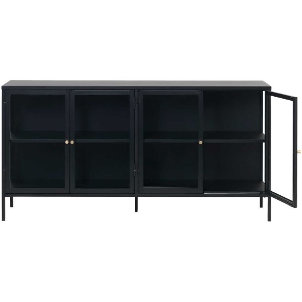 Wales Four Door Black Cabinet | 4-7021 | AFW.com