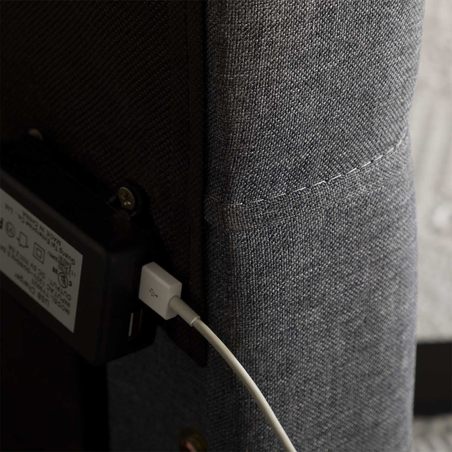 Antoine Grey Queen Bed | 5105GY-QBED | AFW.com