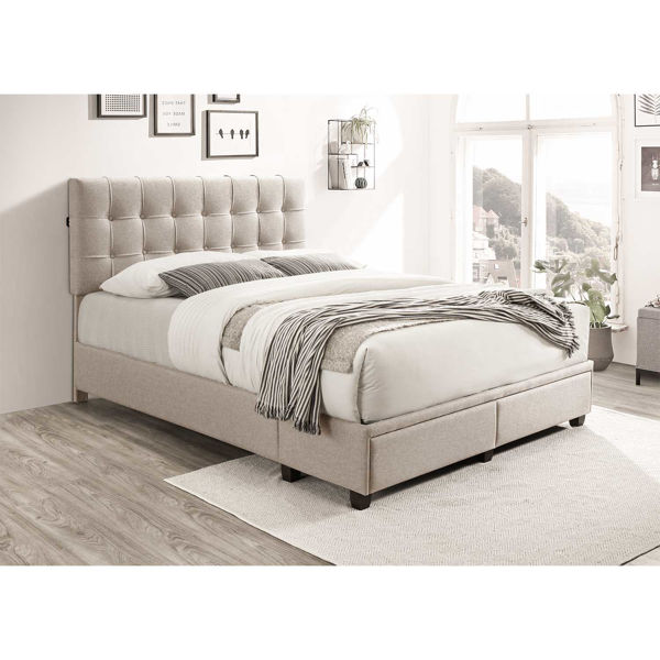 Antoine Khaki King Bed | 5105KH-KBED | AFW.com