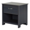 Picture of Ulysses - 1-Drawer Nightstand, Blueberry 