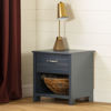 Picture of Ulysses - 1-Drawer Nightstand, Blueberry 