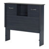 Picture of Ulysses - Twin Bookcase Headboard, Blueberry 