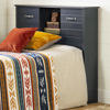 Picture of Ulysses - Twin Bookcase Headboard, Blueberry 