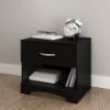 Picture of Step One - 1-Drawer Nightstand, Black 