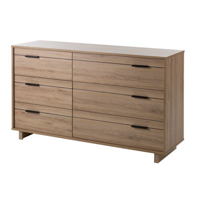 Picture of Fynn - 6-Drawer Double Dresser, Rustic Oak