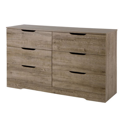 Picture of Holland - 6-Drawer Double Dresser, Oak