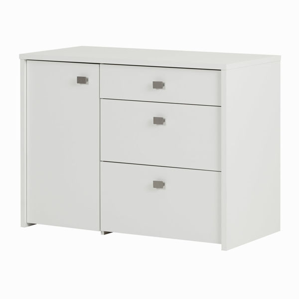 Picture of Interface - Storage Unit with File Drawer, White 