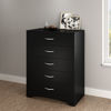 Picture of Step One - 5-Drawer Chest, Black 