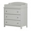 Picture of Cotton Candy - 3-Drawer Changing Table, Soft Gray