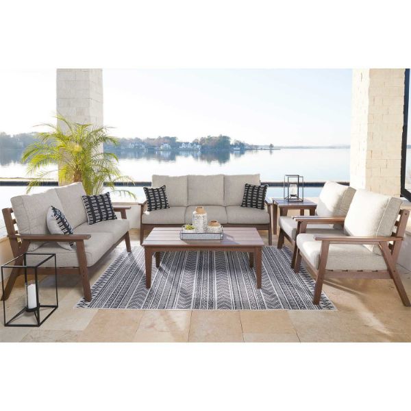 Emmeline Outdoor Sofa with Cushion | P420-838 | AFW.com