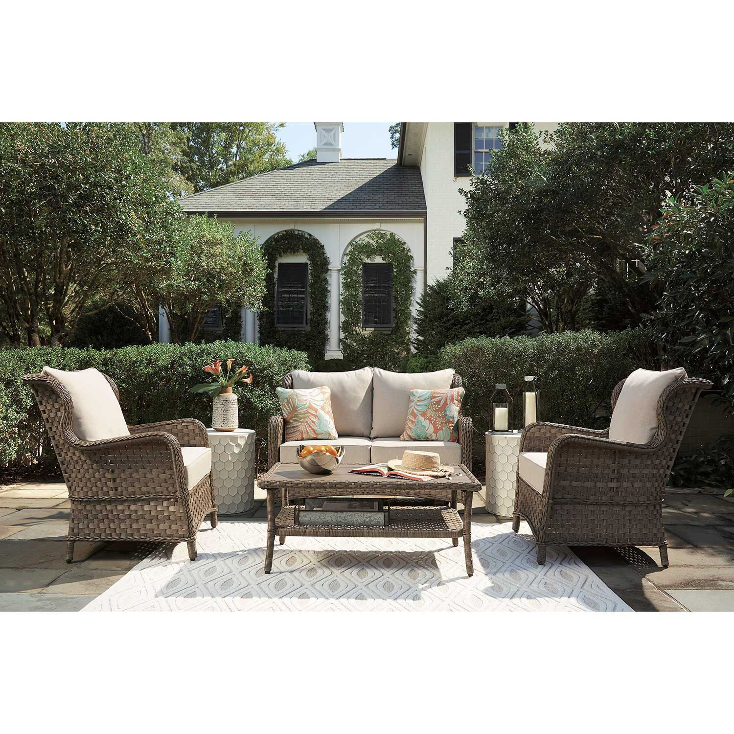 Clear Ridge 4 Piece Outdoor Patio Set P3614PCSET