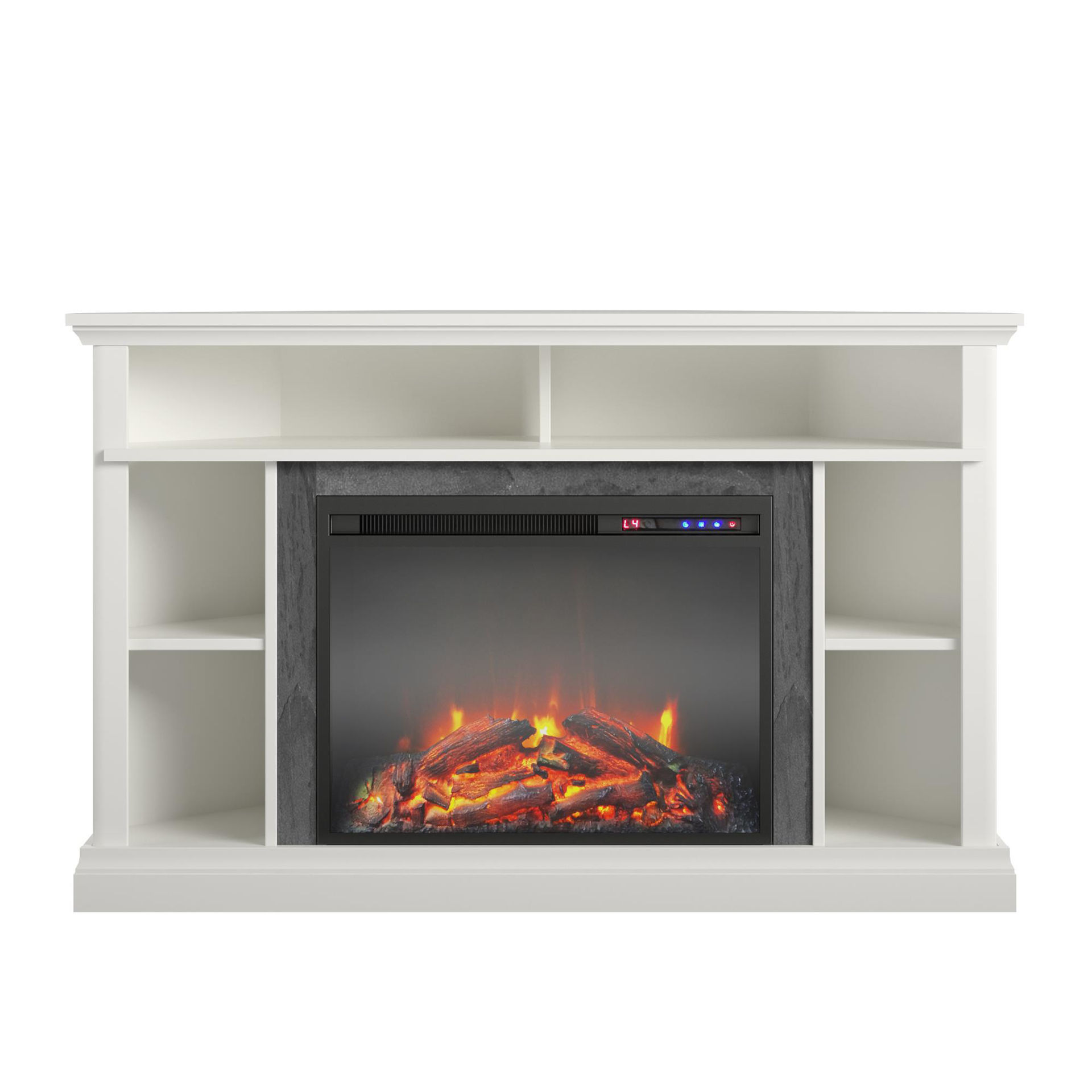 Ashlyn 74 Console with Electric Fireplace