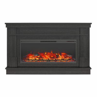 Picture of Elmcroft - 64" Wide Mantel, Black Oak