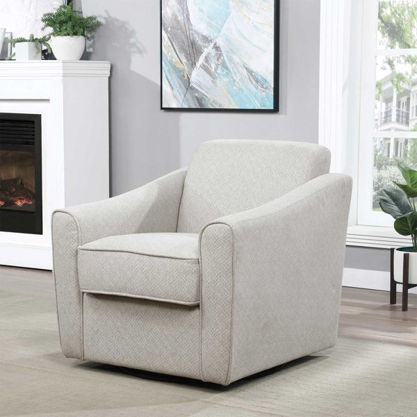 Cassie Gray Swivel Chair 