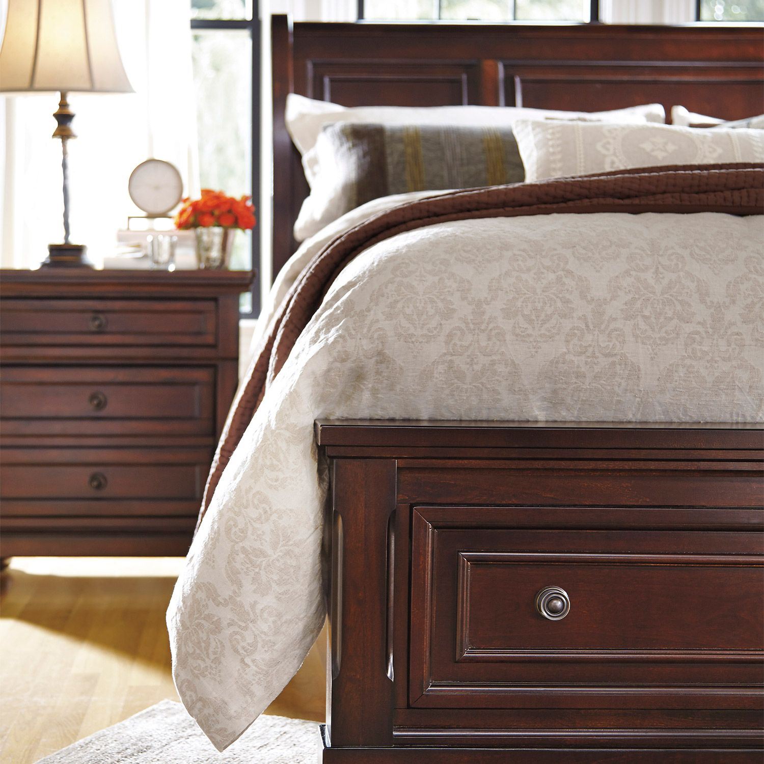 Porter King Sleigh Bed B697 | Ashley Furniture | AFW.com