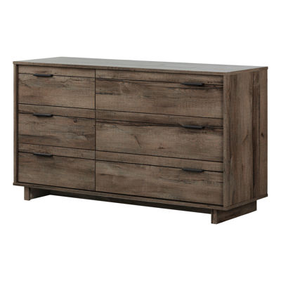 Picture of Fynn - 6-Drawer Double Dresser, Fall Oak