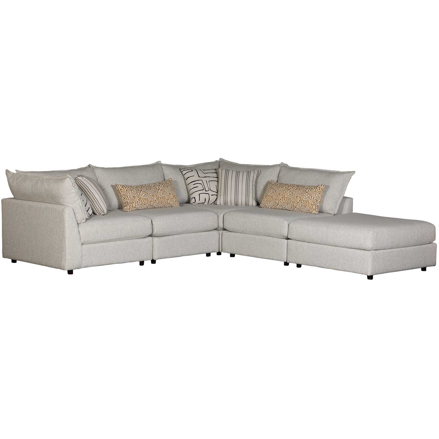 Charleston light gray 2 shop piece sectional